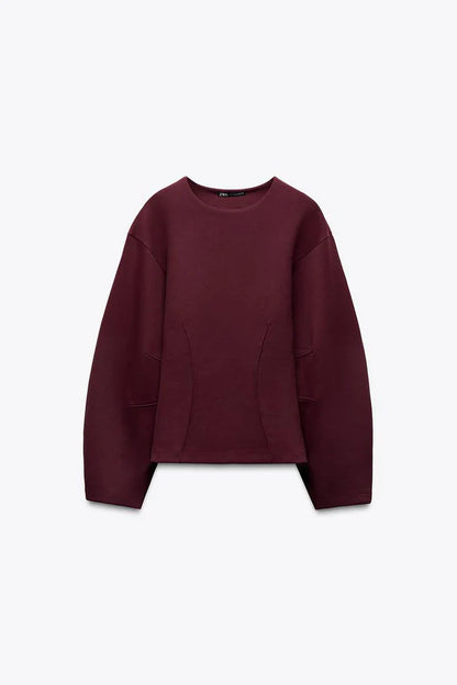 TAILORED INTERLOCK SWEATSHIRT