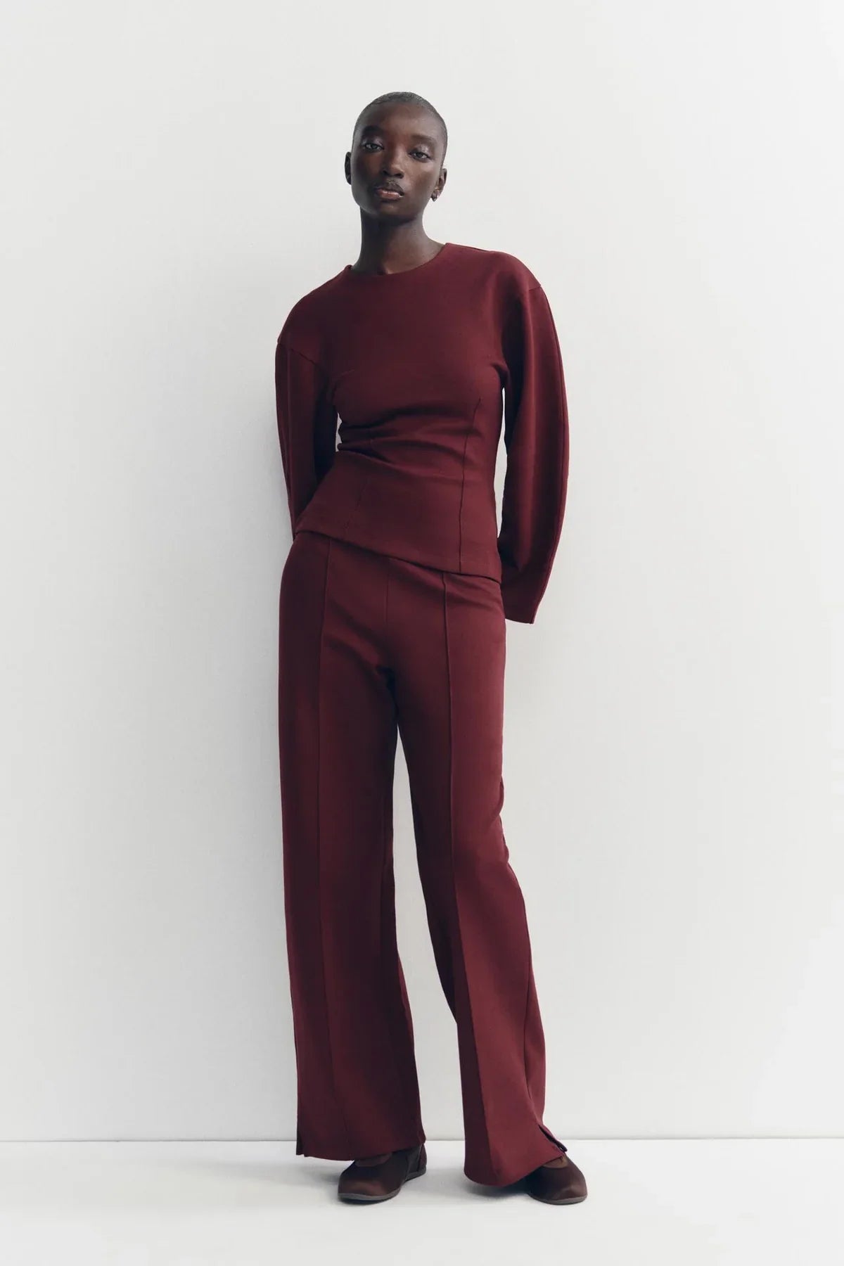 TAILORED INTERLOCK PANTS